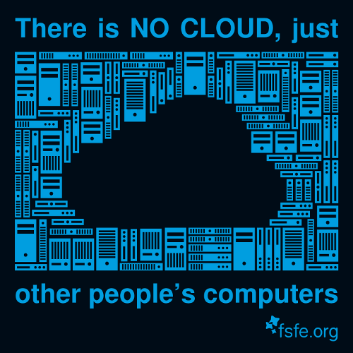 No hay ninguna nube, tan solo ordenadores de otras personas